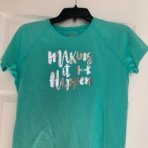 Turquoise Under Armour Shirt